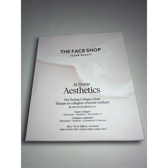 The Face Shop At Home Aesthetics Original Vegan Collagen Mask (4ea) - Picture 1 of 5